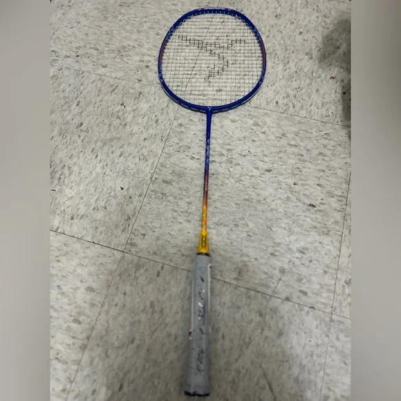 Blue and Yellow Badminton Racket - Picture 1 of 5